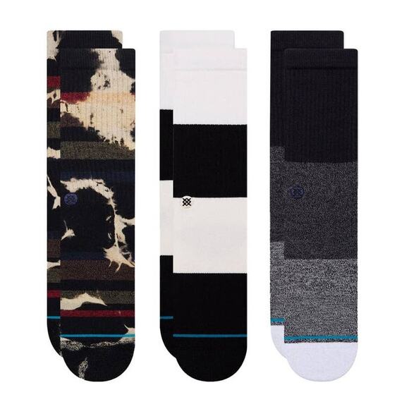 Stance Unisex Radiator Box Set - 3 pair butterblend socks - M 6-8.5 / W 8-10.5 - Picture 1 of 5